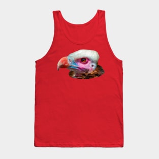 Head of a White Faced Vulture Tank Top